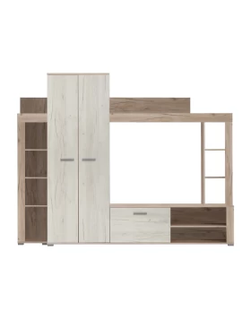 Κέντρο ψυχαγωγίας Talin Grey oak/White oak