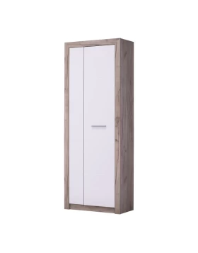 ΕΠΙΠΛΟ ΧΟΛ Astor P2 Grey Oak-Λευκή Λάκα 73*35*194.5