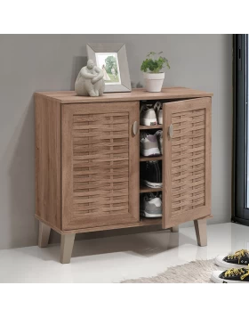 ΠΑΠΟΥΤΣΟΘΗΚΗ Fylliana FP-01C PACIFIC OAK ΜΕ 4 ΡΑΦΙΑ 75*36,8*74,5