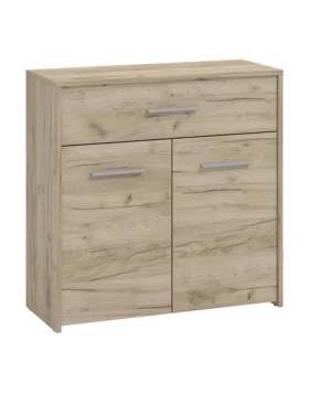 ΚΟΜΟΤΑ-ΜΠΟΥΦΕΣ GARONA 2K1F GREY OAK ΧΡΩΜΑ 80,5x33x80,5εκ