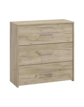 ΚΟΜΟΤΑ-ΣΥΡΤΑΡΙΕΡΑ GARONA 3F GREY OAK ΧΡΩΜΑ 80,5x33x80,5εκ