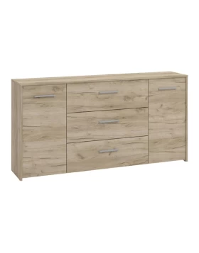 ΚΟΜΟΤΑ-ΜΠΟΥΦΕΣ GARONA 3K3F GREY OAK ΧΡΩΜΑ 158x33x80,5εκ